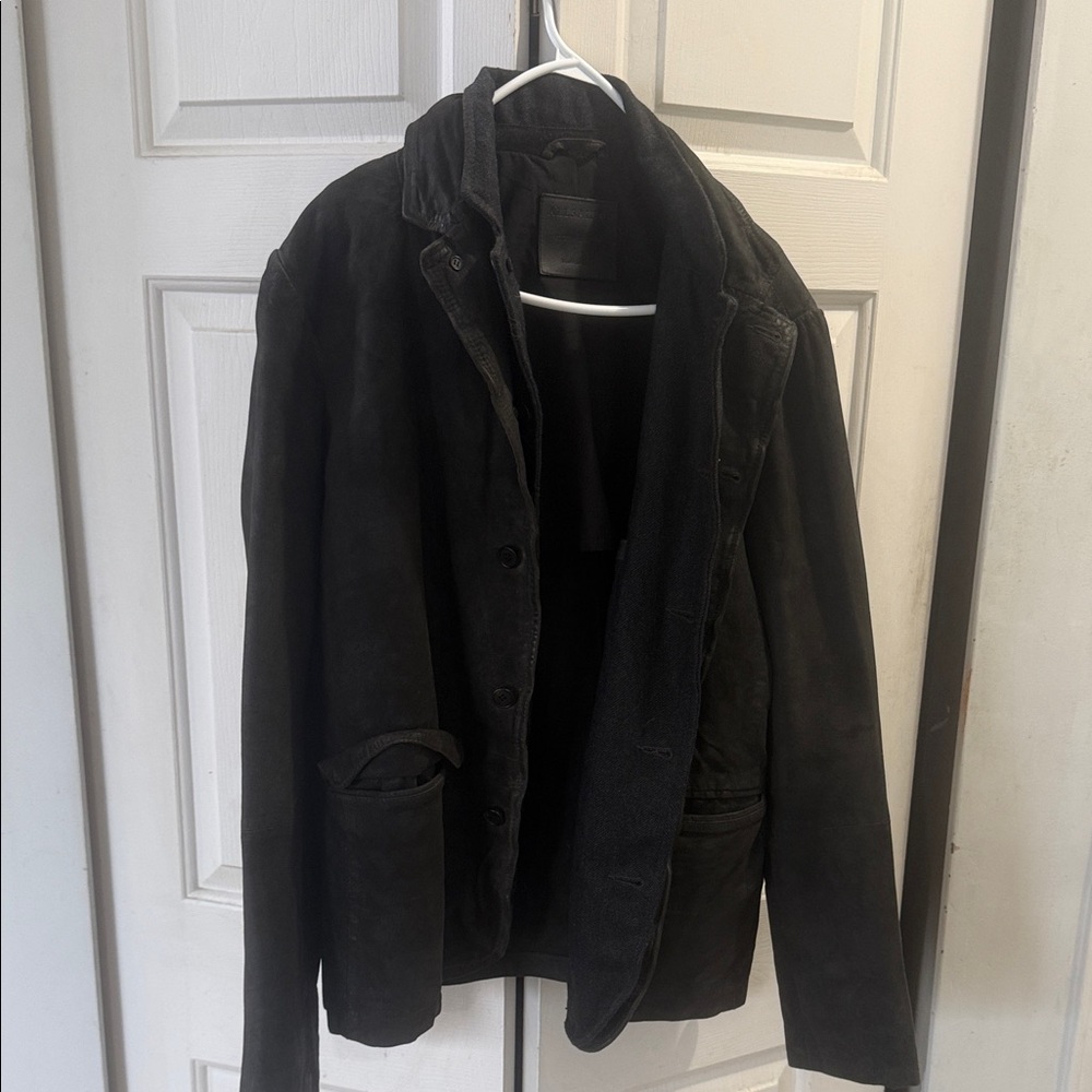 All Saints Black Leather Jacket